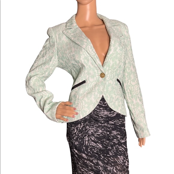 Mint Lace Smythe Blazer Jacket - Picture 5 of 6